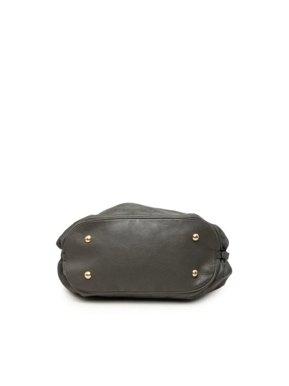 Louis Vuitton Monogram Mahina L Tote Bag Anthracite Gray Leather